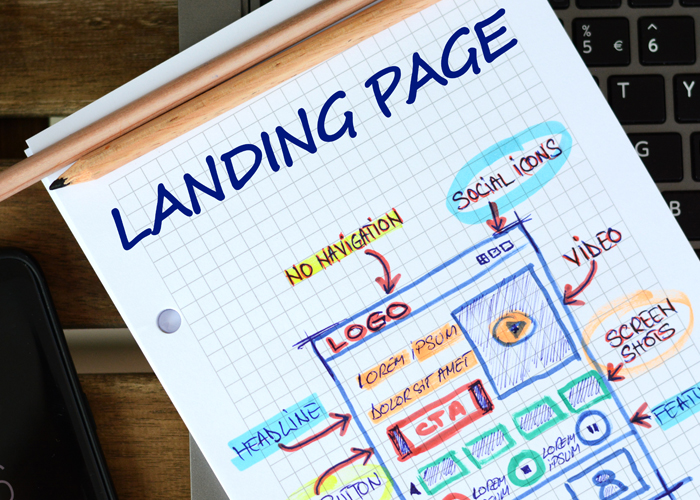 creating landing pages for organic seo