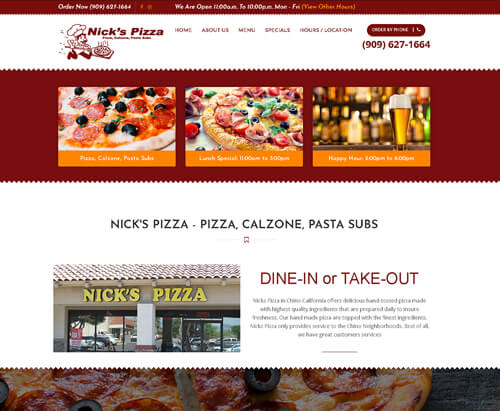 pizza website